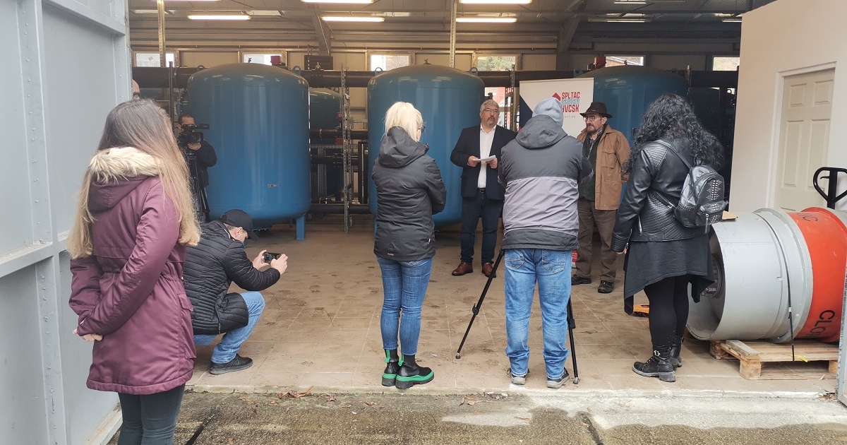 Működik az új vízház Gyergyószentmiklóson